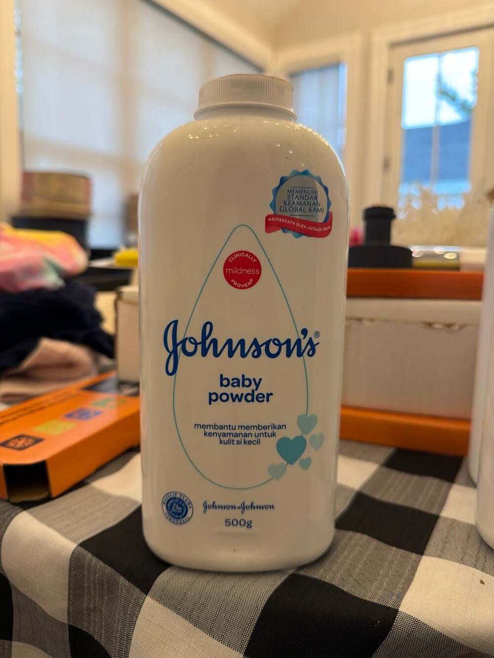 Johnson's Baby Powder W/ Talc New 500g.  Collectible  sealed